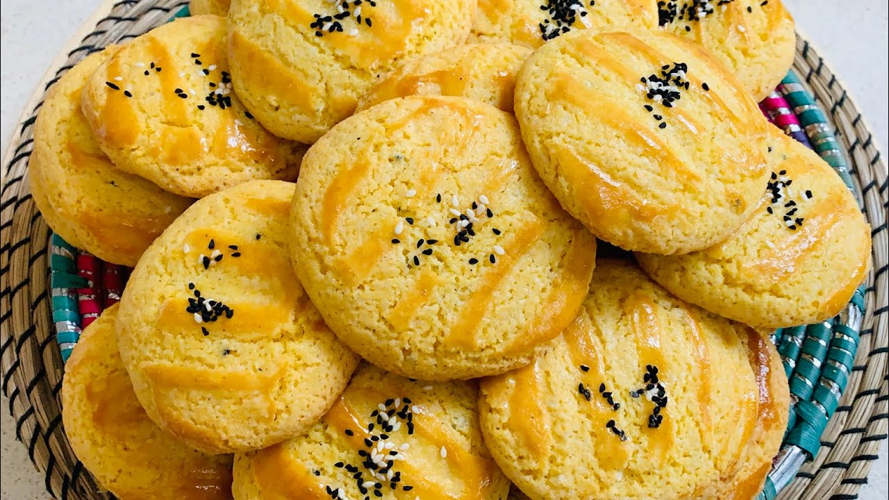 Kulcha Jawari Afghan corn cookies recipe Kolcha Jawari كلچه جوارى