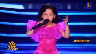 Video thumbnail of "Yo soy Kids Rocío Durcal 'Como tu mujer' Duelo de Sentencia Equipo Johanna Yo soy Kids Perú 5 temp"