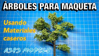 Como hacer los mejores árboles para tu maqueta o diorama