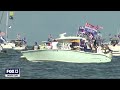 Trump supporters set sail in Clearwater in attempt to set world record