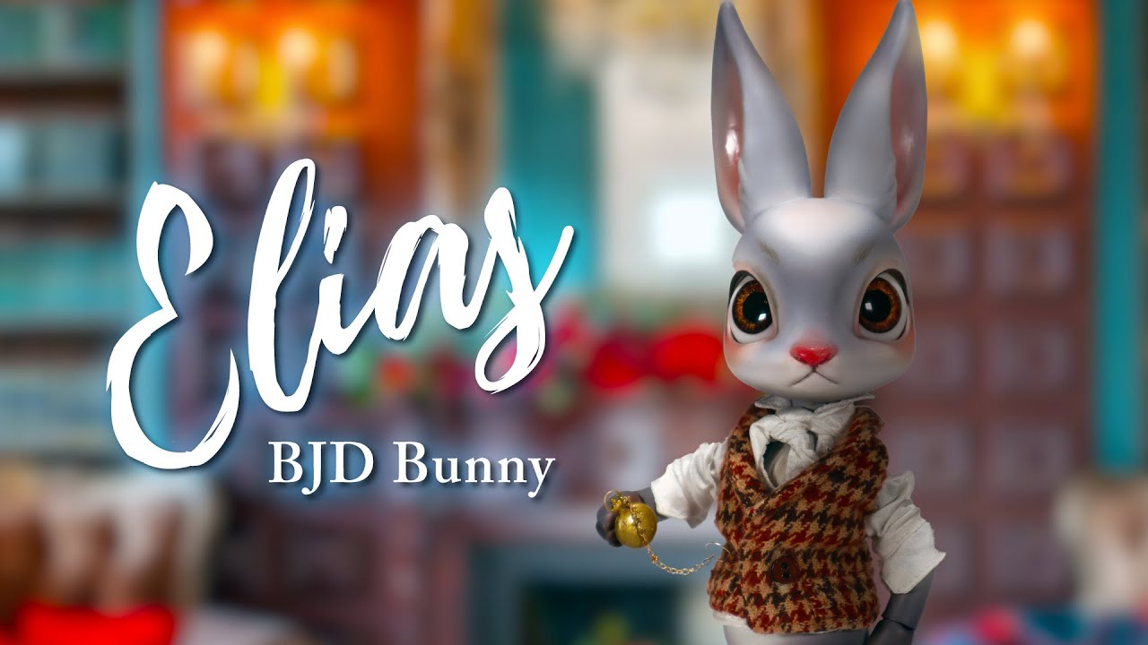 Custom Doll! Dollightful and Moonlight Jewel's BJD Bunny  || OOAK Custom Doll Repaint and Tutorial