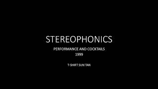 STEREOPHONICS T-Shirt Sun Tan (audio)