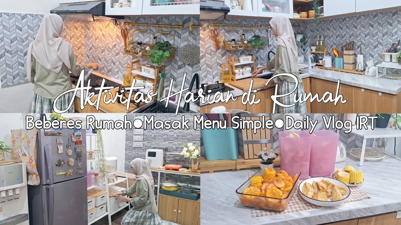 Kegiatan Sehari Hari Ibu Rumah Tangga | Beberes Rumah | Masak Menu Rumahan | Daily Vlog IRT