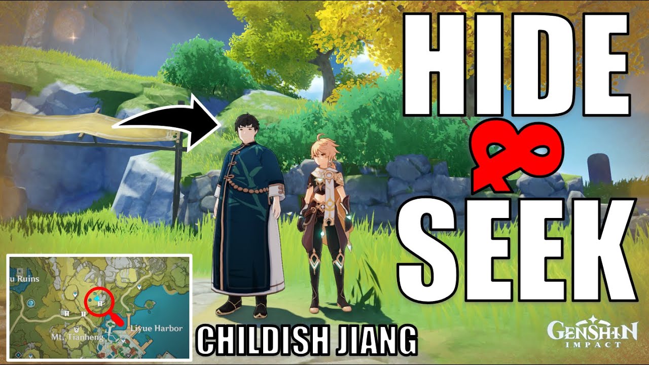 Genshin Impact - Find Childish Jiang, Hide and Seek Locations! - YouTube