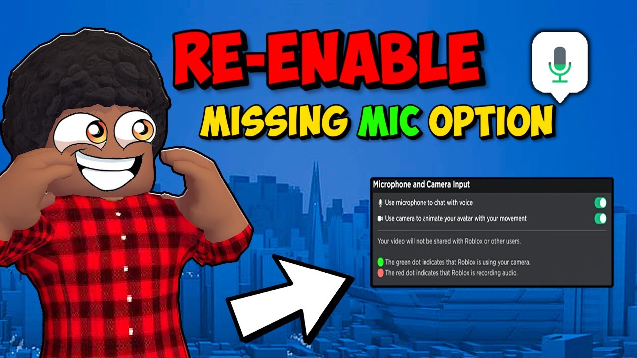 How To FIX Roblox VOICE CHAT Not Showing Up YouTube
