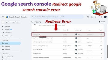 Redirect error google search console blogger | redirect error | fix redirects |
