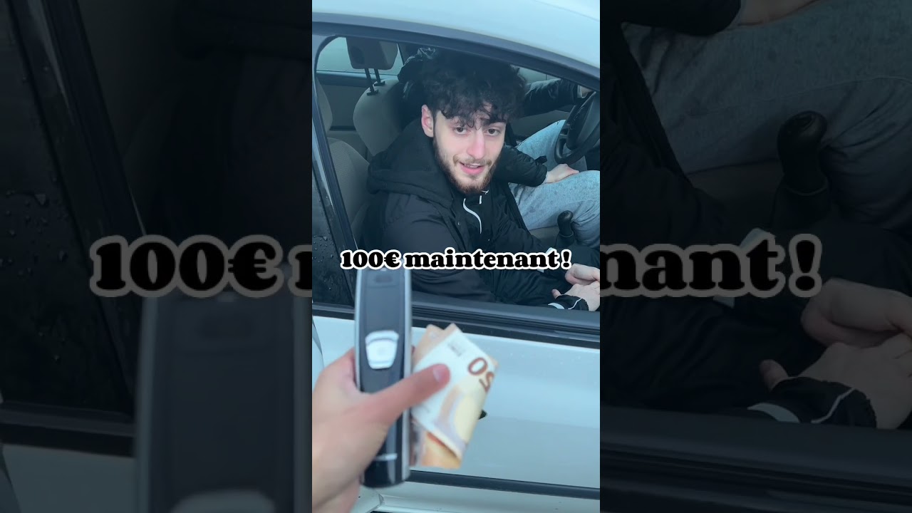 Il se rase les cheveux pour 100&euro; !