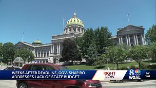 'Get to work': Gov. Shapiro stern with state lawmakers on overdue state budget