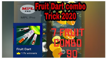 Always 5000+ Score MPL Fruit Dart Combo New Trick  |Marsh|