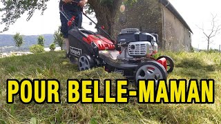 Une TONDEUSE pour BELLE-MAMAN - Scheppach MP 132-40