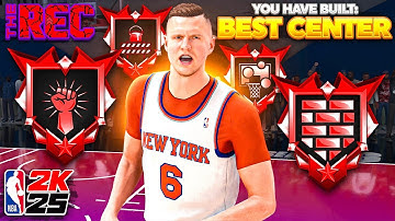 The #1 RANKED CENTER BUILD AFTER PATCH for RANDOM REC in NBA 2K25