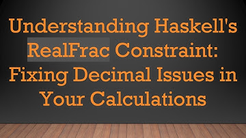 Understanding Haskell