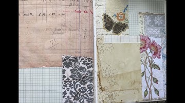 Tutorial | CONTINUED: Preparing and decorating pages in the altered book