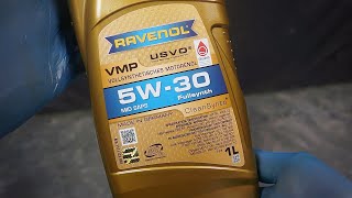 Ravenol VMP 5W30 Jak wygląda oryginalny olej silnikowy?
