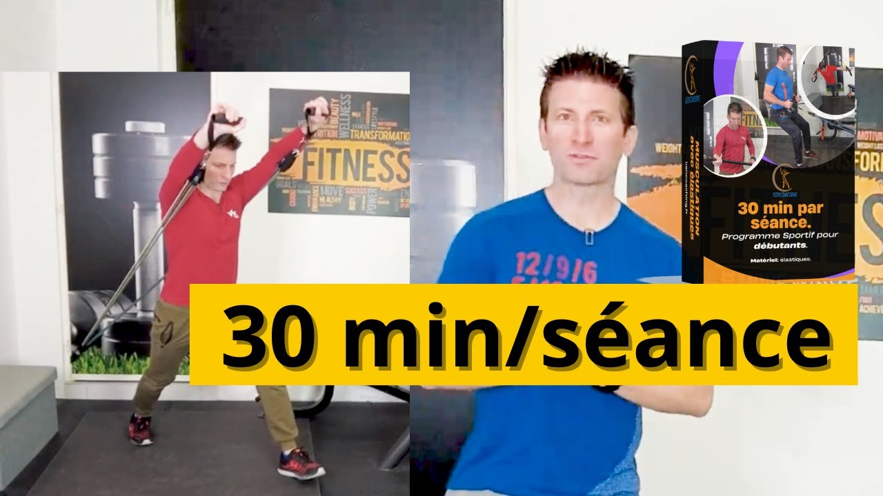 Programme musculation élastiques, débutant