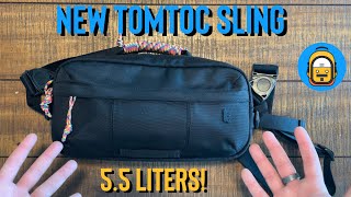 NEW!  TomToc WanderT26 Daily Sling 5.5L Review & Walkthrough