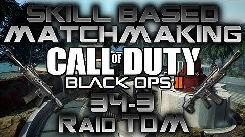 Black Ops 2 | Skill Based Matchmaking + M27 34-3 TDM