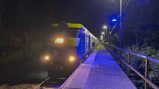 LIRR - 674 with a 7 Car consist at Greenlawn