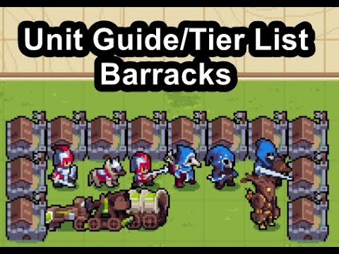 Wargroove Unit Guide -- What do I build from a Barracks -- Unit Tier