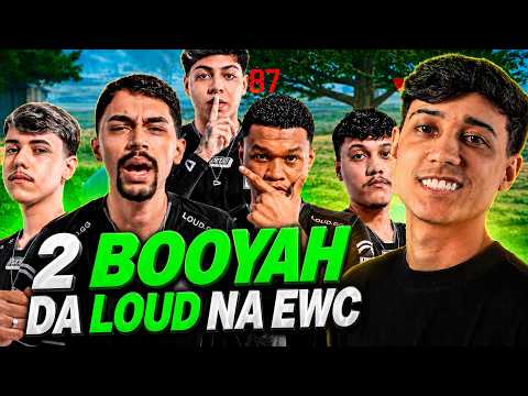 REAÇÃO DO BAK COM OS 2 BOOYAH DA LOUD NO PRIMEIRO DIA DE EWC!
