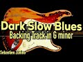 Dark Slow Blues Backing Track in G minor | SZBT 1039