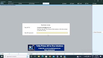TallyPrime in Education Mode How to reactivate Tally Licence  & Education Mode Problem short Out #3