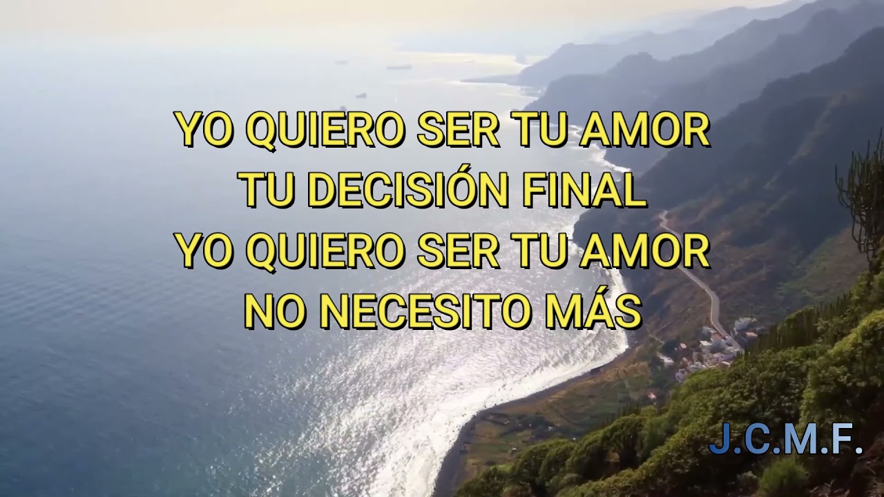 JOSE LUIS RODRIGUEZ - YO QUIERO SER TU AMOR (LETRA) - YouTube