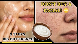3-Step DIY Dahi Facial | 7 Day Skin Glow Challenge ✨ Home Facial for Soft & Glowing Skin screenshot 3