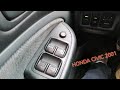 Vidrios eléctricos Honda Civic 2001 no suben ni bajan, posición de fusibles y revisión del circuito