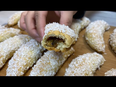 Og’izda eriydigan “Banan” pishirig’i / Печенье 'Бананы'. Тающее во рту