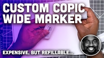 Sketch A Day: The phattest COPIC markers - refilling my copic wide markers