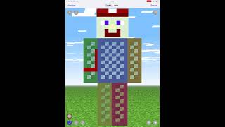 Making Mario as a minecraft skin (skin editor) screenshot 2