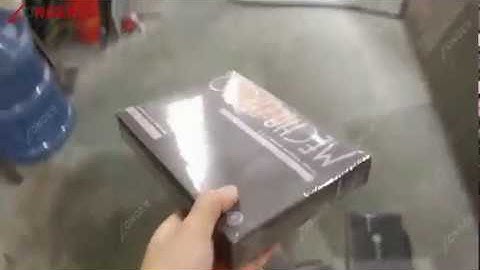 Cube Box Over Wrapping Machine|Automatic Cellophane Packaging Machine