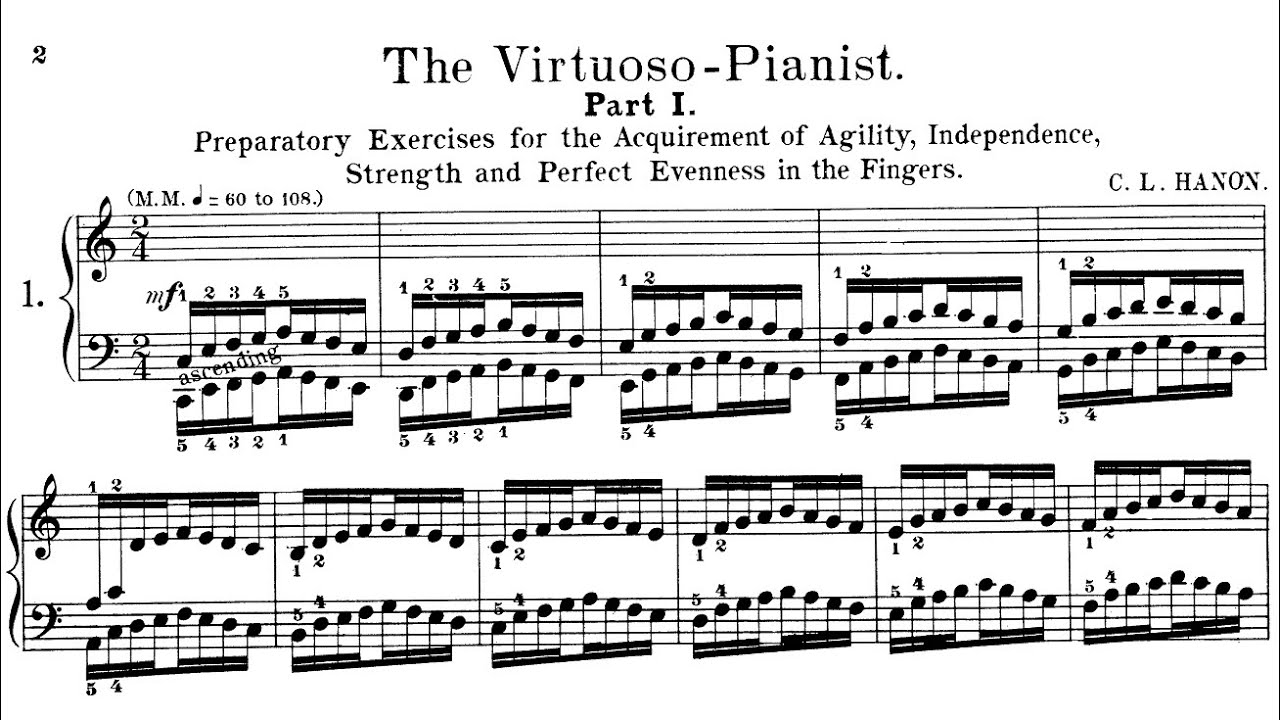 Le Pianiste Virtuose en 60 Exercices Complète: hanon virtuose piano : Hanon,  Charles Louis, Mintaka Publishing: : Bücher