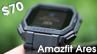 Amazfit Ares - Rugged Design, 70 sports mode and 2 weeks of battery life.