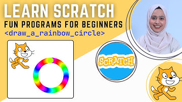 How to draw a RAINBOW CIRCLE on Scratch | Scratch Programs | Learn Scratch | Scratch Tutorials