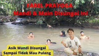 Sungai Tempat Mandi dan Main FAREL PRAYOGA Ojo Dibanding-Bandingke Bersama Teman-Temannya