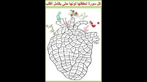 كل سورة تحفظها لونها حتى يكتمل القلب  #تشجيع_لحفظ_القرآن_الكريم