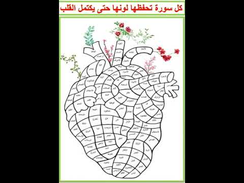 كل سورة تحفظها لونها حتى يكتمل القلب تشجيع لحفظ القرآن الكريم