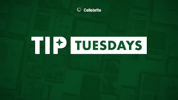Tip Tuesday: Inseyets UFED