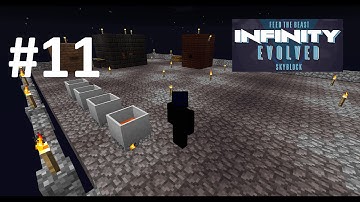 FTB Infinity Evolved Skyblock: #11 Generator, Auto-Hammer & Sieve!