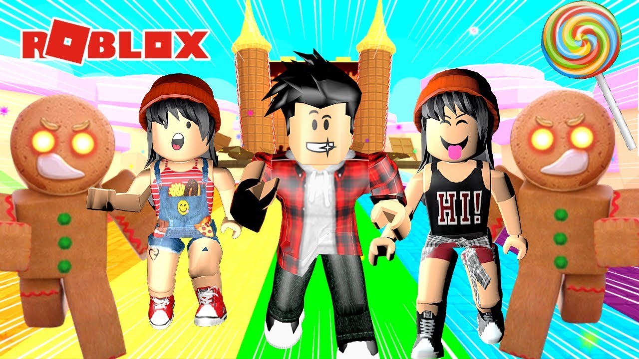 Corrida Doce Parkour Roblox Escape Candyland Obby Youtube - jogo de corrida e packour roblox