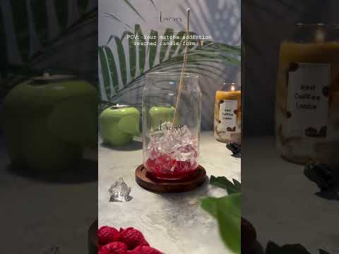 POV: your matcha obsession became a candle.
