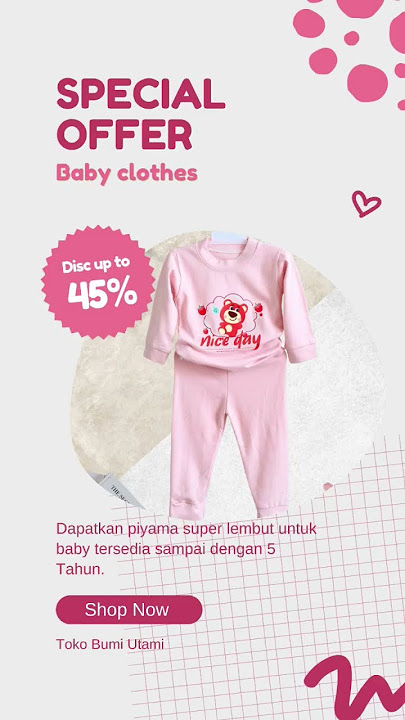 🌙✨ PIYAMA BAYI IMPORT super lembut & nyaman dipakai tidur! 😴👶  #BabyClothes #DiskonBajuAnak 🍼👕🛏️💖