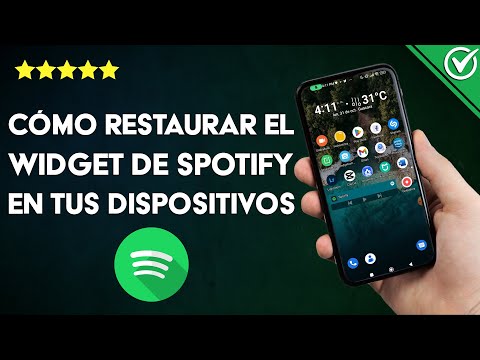 ¿Cómo restaurar el widget de SPOTIFY en cualquier dispositivo? - Disfruta de tu música