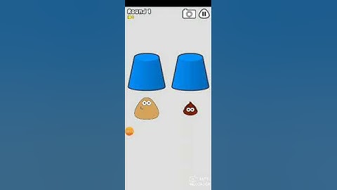 Pou Popper No more space! Find Pou Game Over Wrong cup!