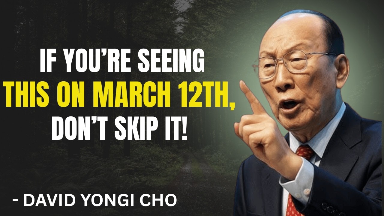 Watch This If You Need a Miracle Today | David Yonggi Cho