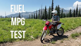 Honda CRF250X Fuel MPG Test | My First Ride Back After Tearing my Knee..