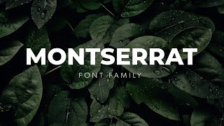 Montserrat | Fuente | Font Family | Diseño Gráfico | Graphic Design