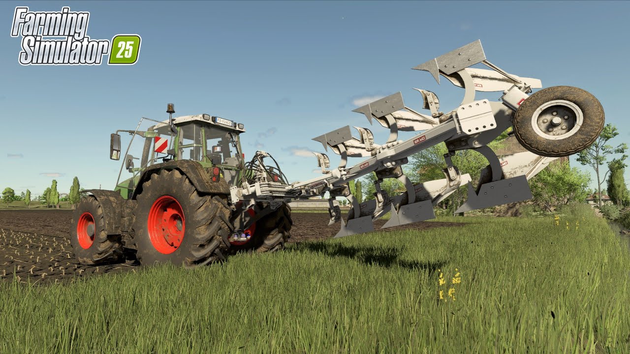 Plowing with Fendt 926 gen 2 & Ermo FSV plow. | FS25 gameplay |